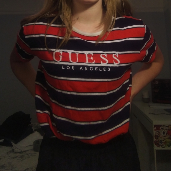 Striped Guess Tee shirt - Picture 2 of 4